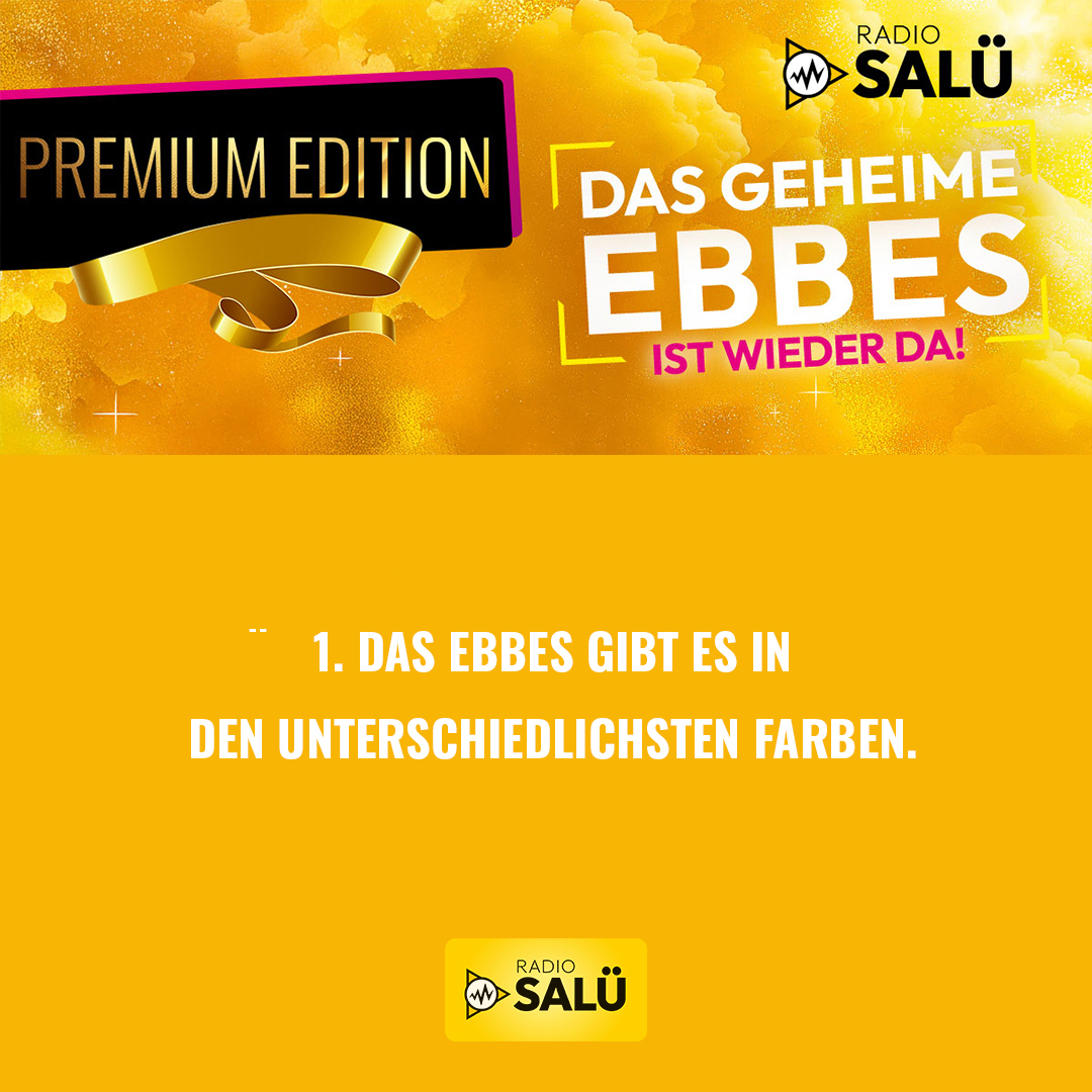 Das geheime Ebbes - Premium Edition am 27.10.